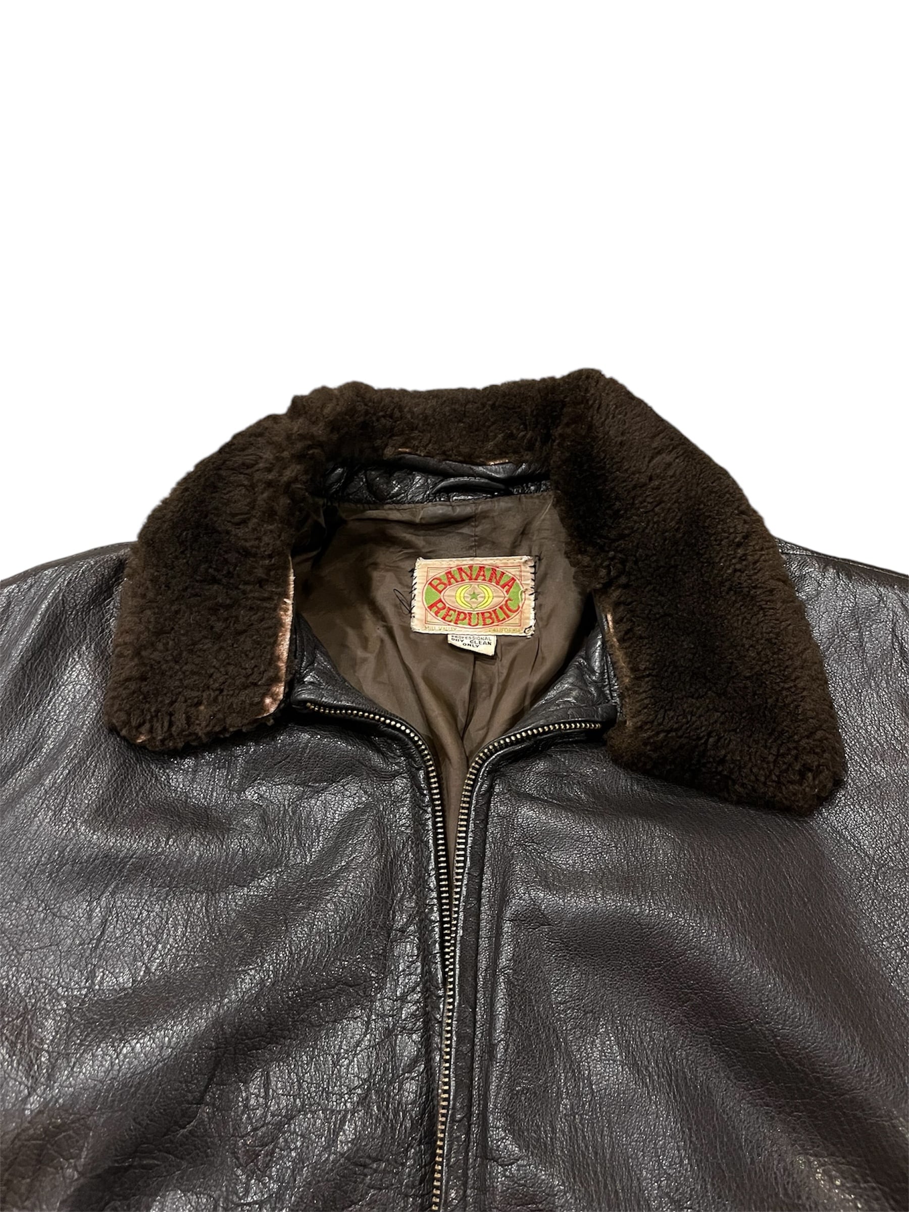 80s Banana Republic G-1 Type Flight Jacket Detachable Sherpa 80s Banana Republic G-1 Type Flight Jacket Detachable Sherpa