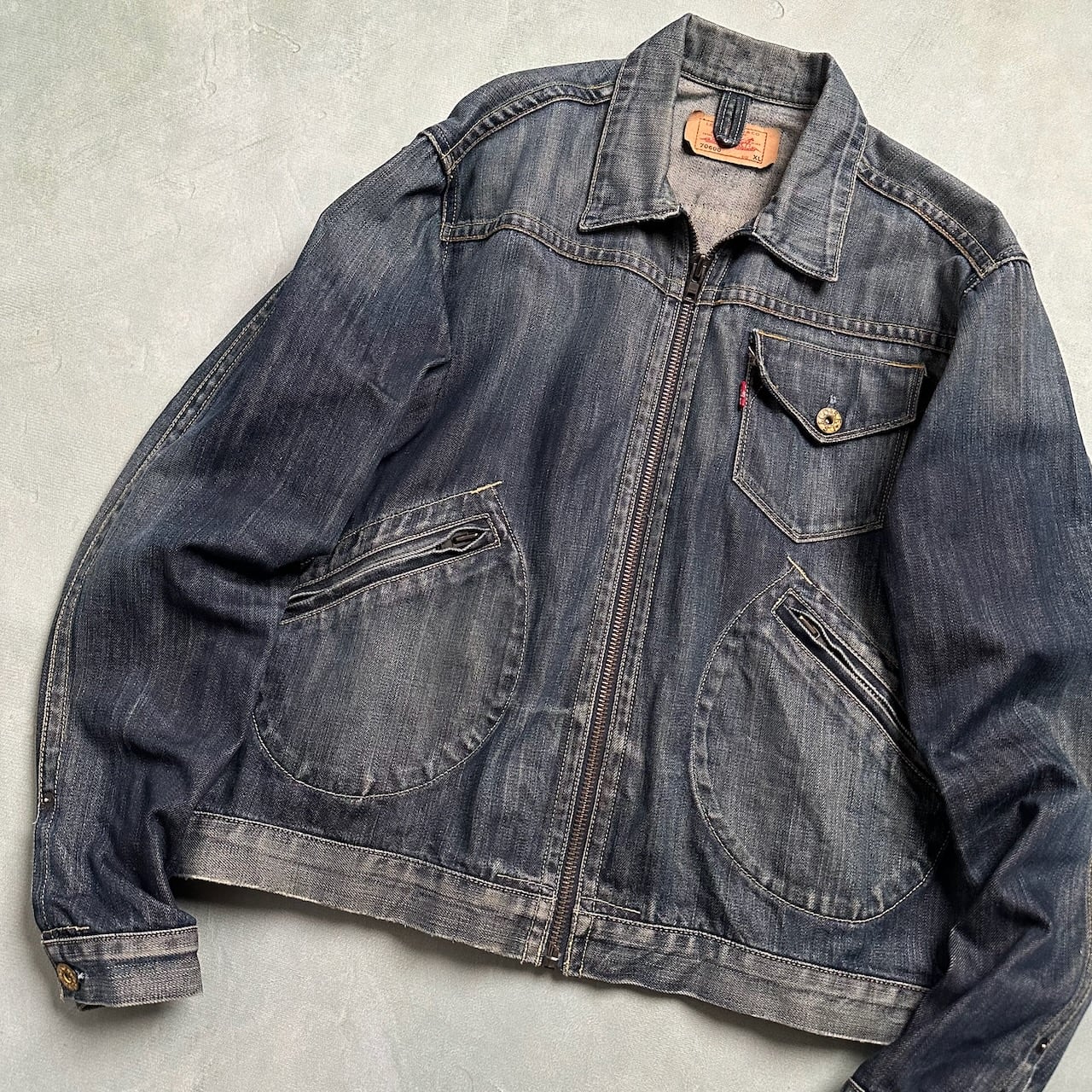 Levi's 70600 ジップアップ リーバイス デニムジャケット ジージャン