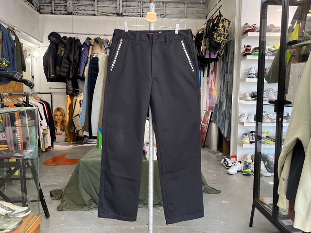 Supreme  STUDDED WORK PANT BLACK 30 22818