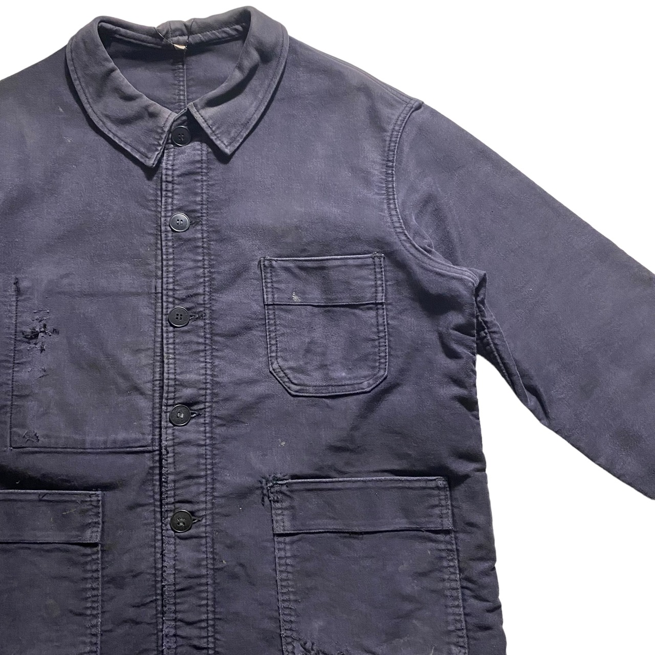 vintage 1950’s French ADOLPHE LAFONT black moleskin jacket