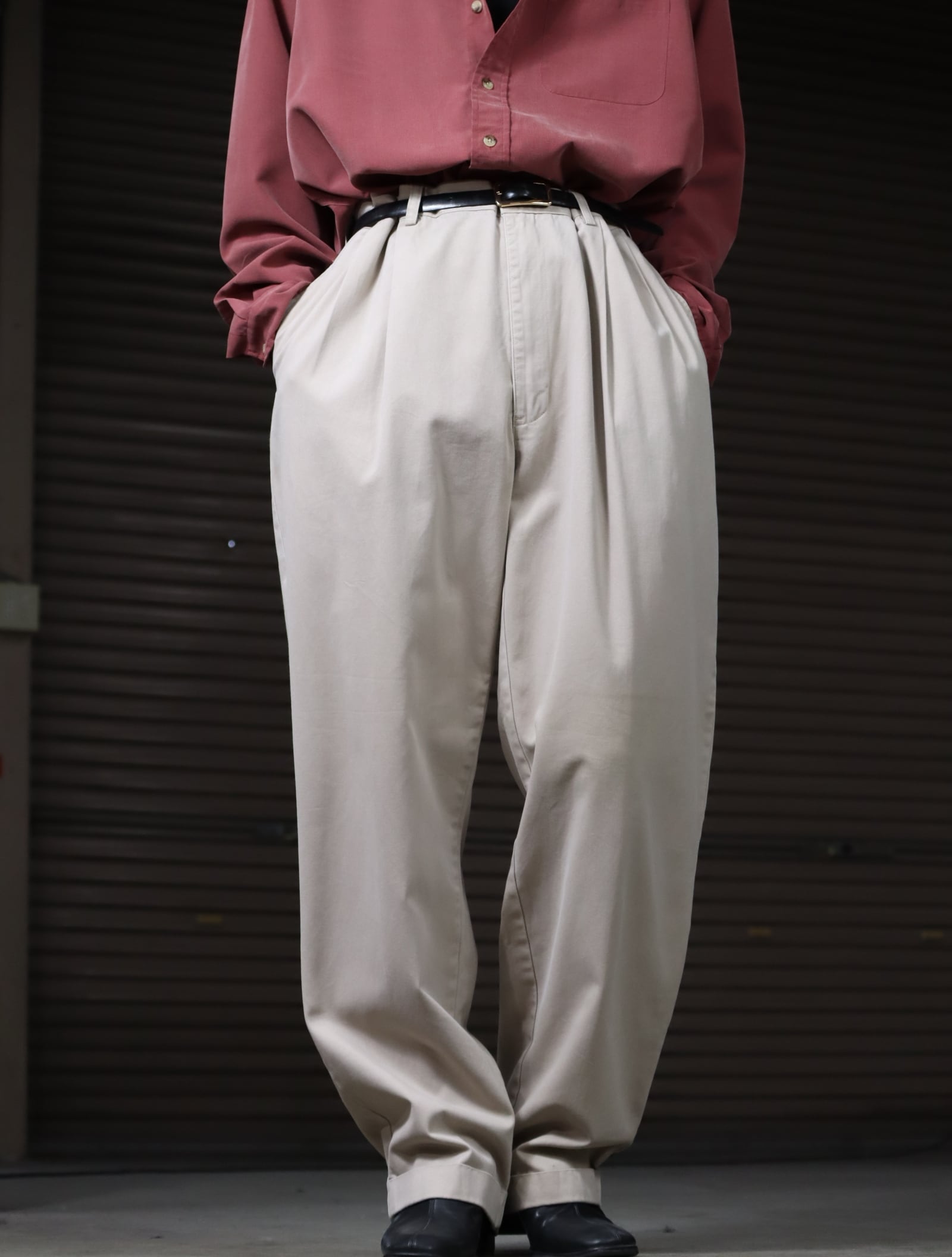 90s Ralph Lauren 2tuck wide chino pants H72679427