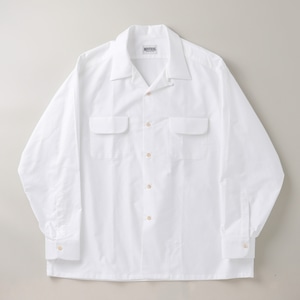 【新品】MINTENS AmericanSea Island Cotton Oxford shirt made in USA fabrics 1960s vintage open color shirts made in JAPAN/ アメリカ製 高級シーアイランド コットン オックスフォード シャツ ホワイト 日本製 オリジナルブランド 1960年代シルエット オープンカラーシャツ サイズ① 表記M (※実寸16〜16H L程度) サイズ② 表記L (※実寸17〜17H XL程度)