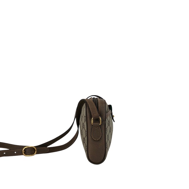GUCCI グッチ シェリーライン ショルダーバッグ ベージュ PVCレザー vintage ヴィンテージ オールド 2xz5e8