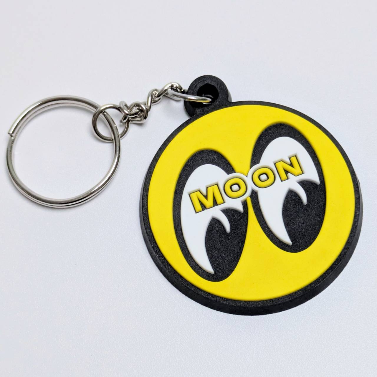 送料無料！ ★ラバーキーホルダー★ 【 MOON / MOONEYES / ムーン アイズ  】 〚アメリカン雑貨 アメトイ〛
