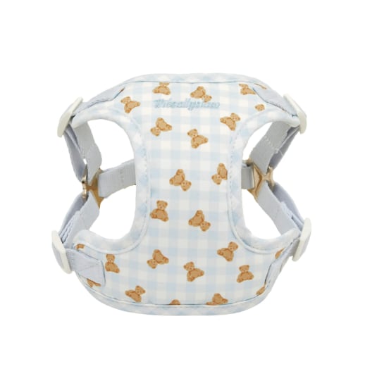 予約【Sallys】Bailey cushioning harness (Powder Blue Check)