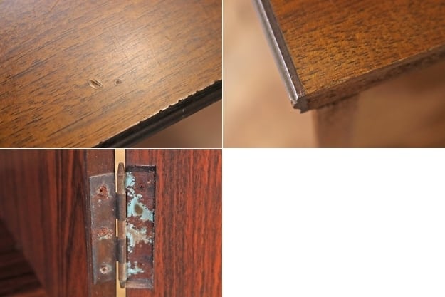 ヴィンテージ レコードラック キャビネット ケース 収納 仕切り 木製