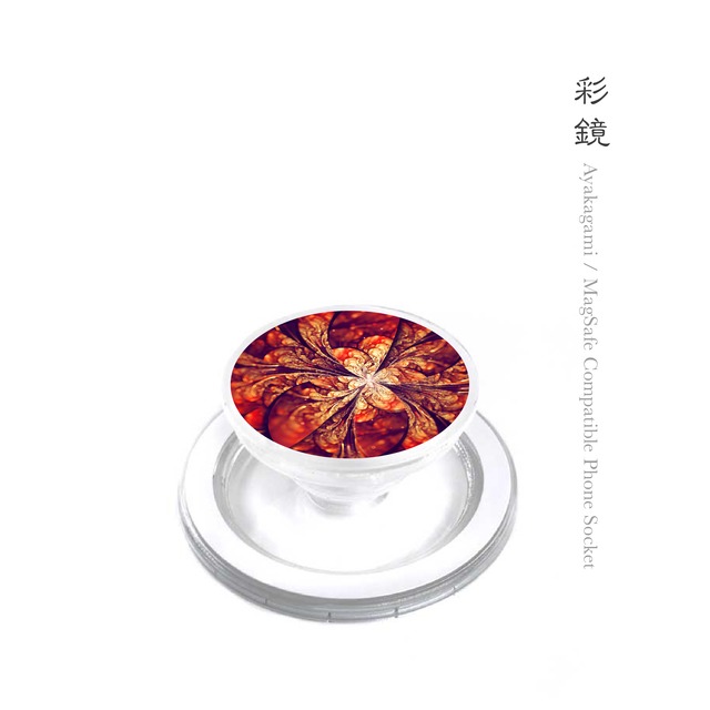 彩鏡 - 和風 クリアスマホソケット/MagSafe対応
