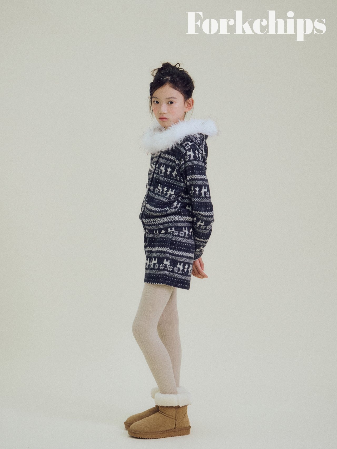 FORK CHIPS［取寄］nordic cardigan 26winter