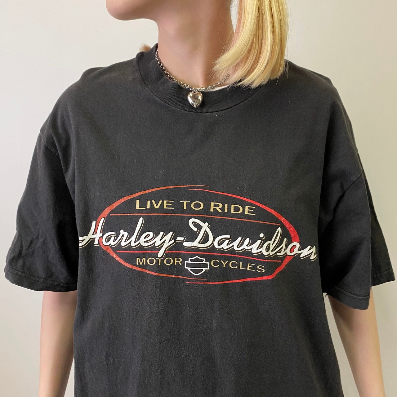 90年代 USA製 Harley-Davidson ハーレーダビッドソン 両面プリントT 