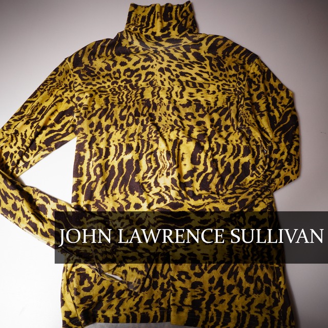 JOHN LAWRENCE SULLIVAN】ジョンローレンスサリバン 23AW レオパード柄 