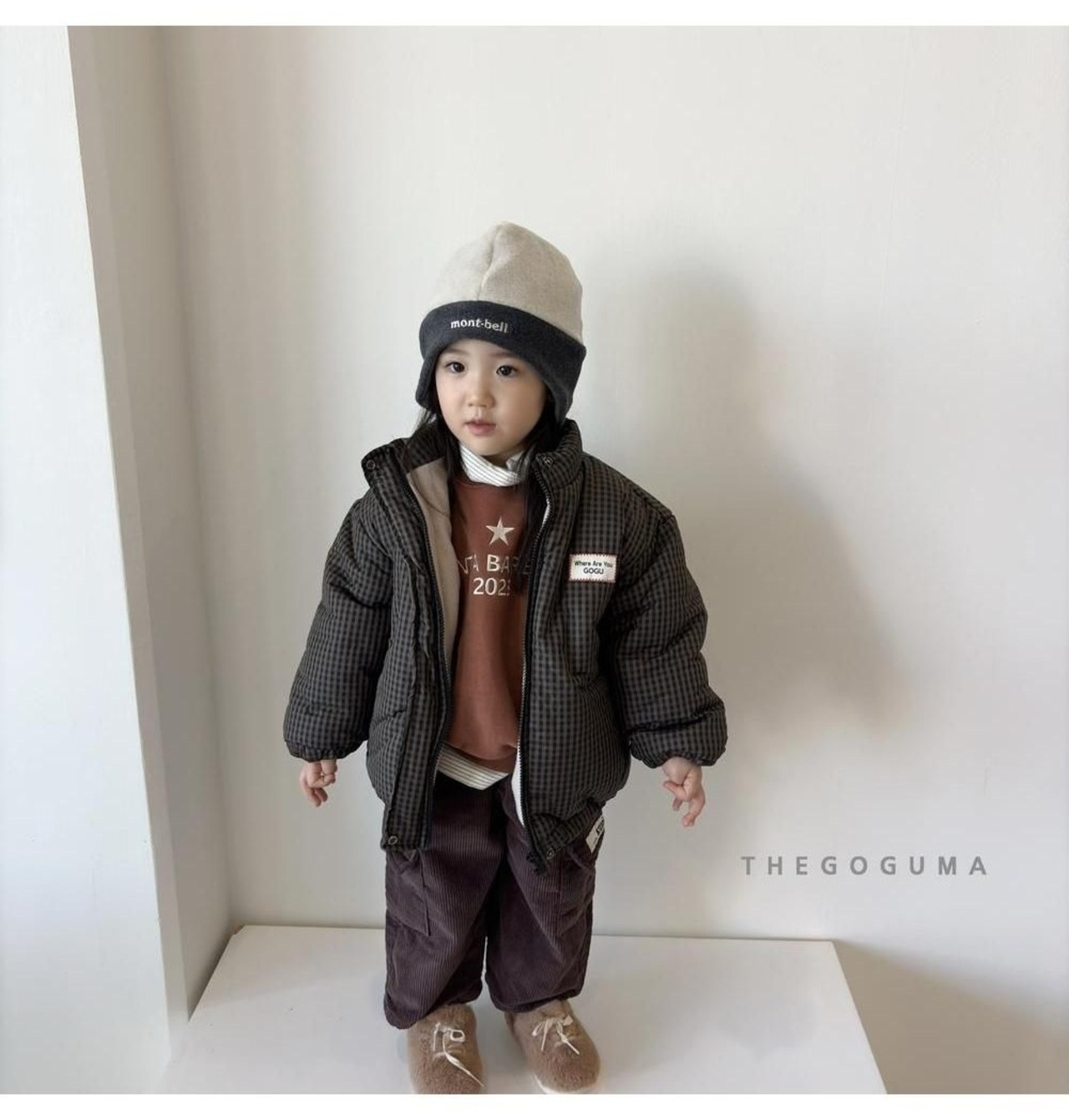 ザゴグマ / THE GOGUMA / チェックパディングジャンパー / 韓国子供服 / ジュニア / 26winter〖取寄〗*JS~JL*