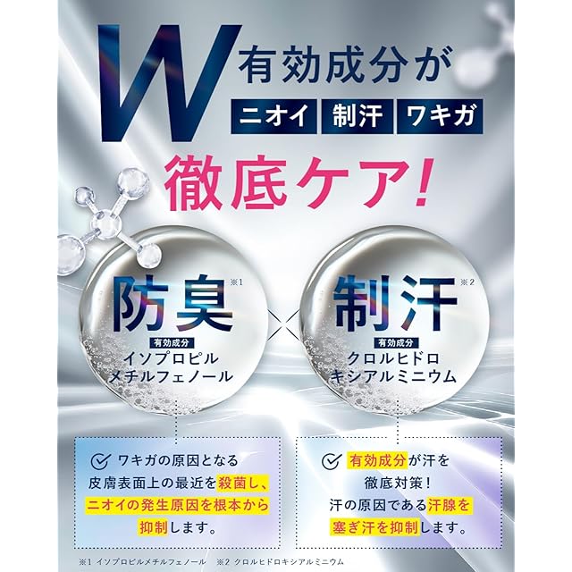 防臭力×制汗力のWケア】ルビー デオドラントクリーム 無香料 99.9