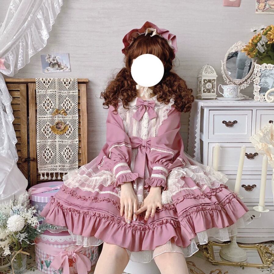 ゆめかわ♡ロリータプリンセスピンクドレス wanpi27 | ゆめかわガール