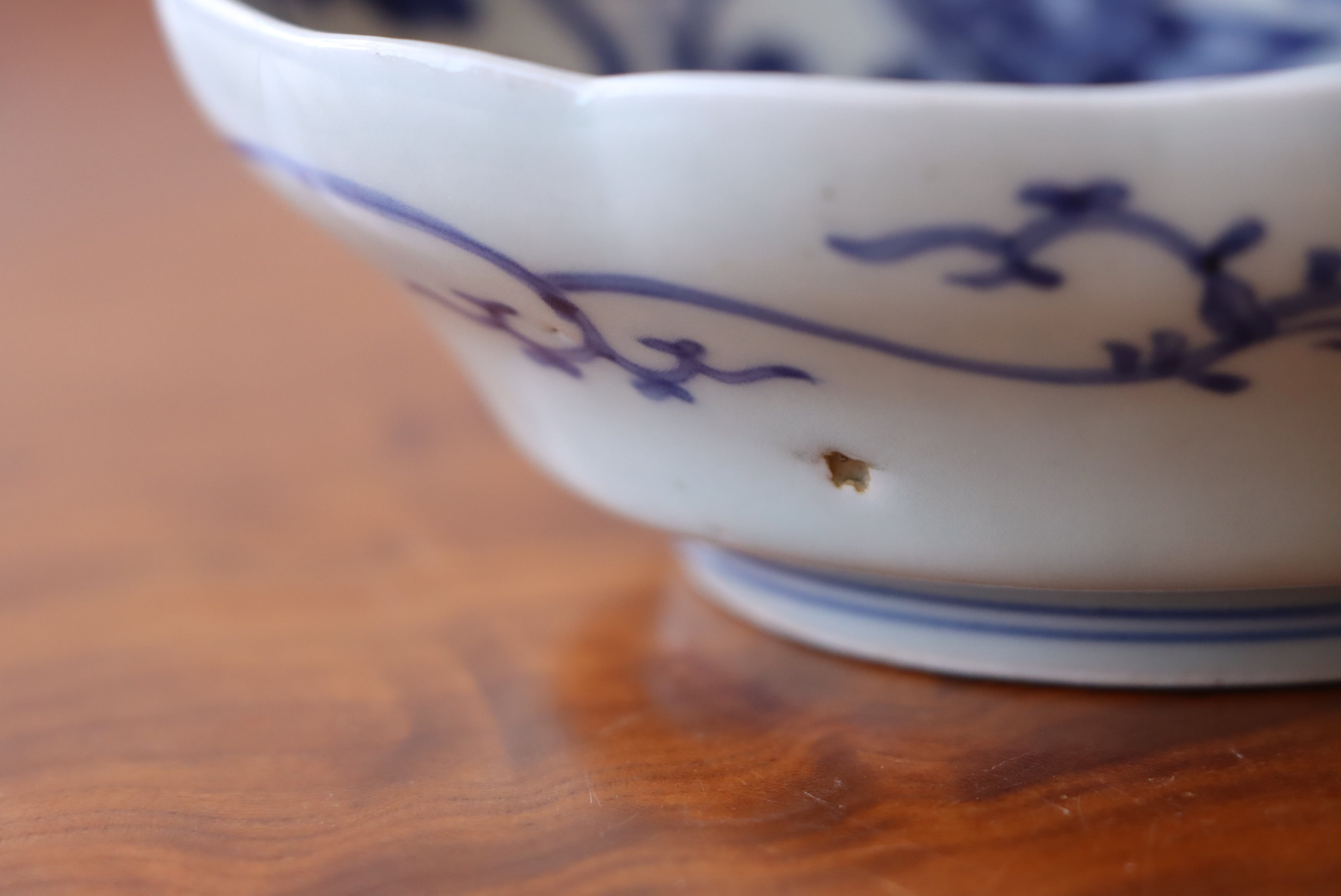 向付 古伊万里 染付 花唐草松竹梅文 | (有)新原美術