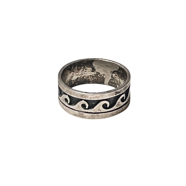 vintage silver engraved ring