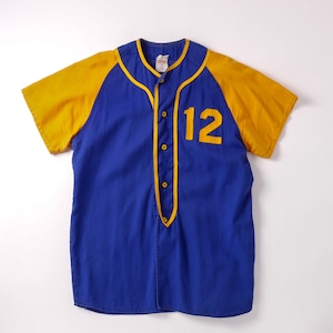 【極美品】50s special vintage baseball shirt made in USA excellent condition/50年代 ヴィンテージ ベースボールシャツ サイズM ミントコンディション USA製 コットン生地 希少