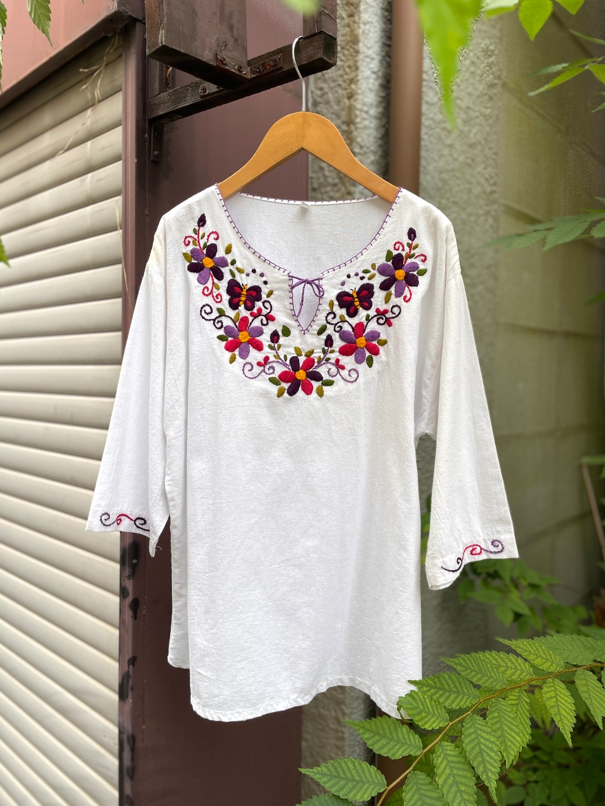 Used Tunic Top vintage embroidery tunic【761】 | LIBRA vintage & used clothing