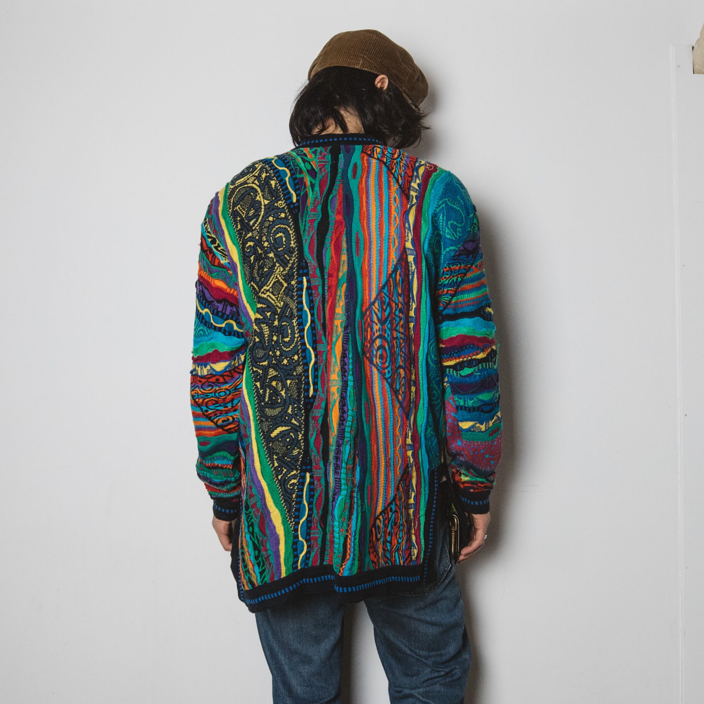 2021スペシャル入荷❗️】90's~ COOGI ハーフジップ 3Dニット 