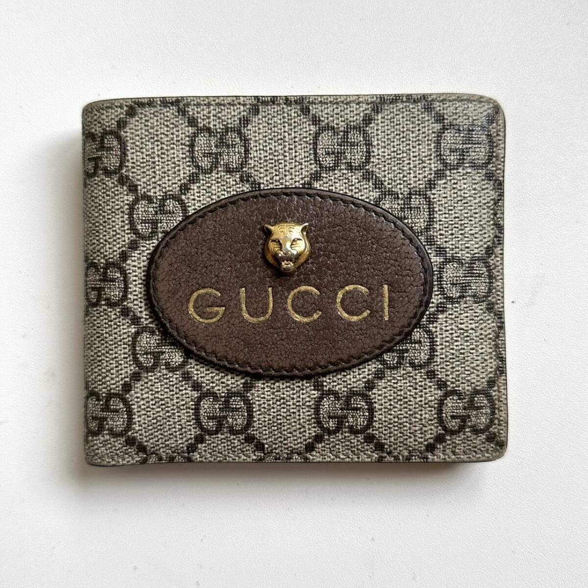 グッチ GUCCI 二つ折り財布 カードケース ネオヴィンテージ GG