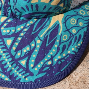 美品 L 95年 米国製 スプーンビルキャップ Patagonia パタゴニア spoonbill 総柄