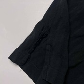 シルク100% Kahala カハラ パイナップル ストライプ風 半袖 アロハシャツ XXL/ブラック メンズ 大きいサイズ