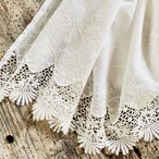 コットンレースのカフェカーテン