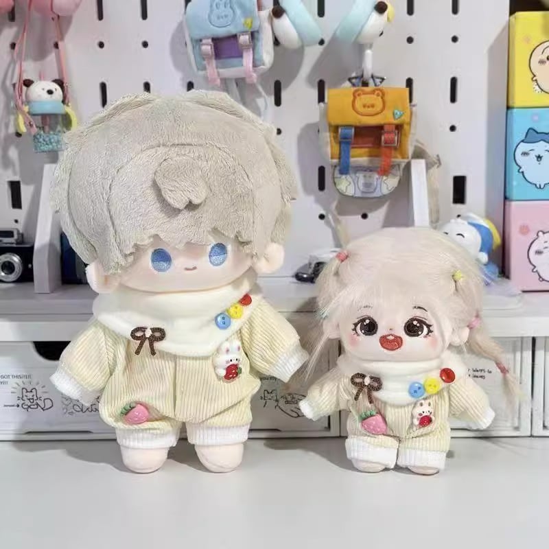 ＭＹＲぬい服 10cm/20cmぬいぐるみ用 うさぎ ロンパース+マフラー ルームウェア 着せ
