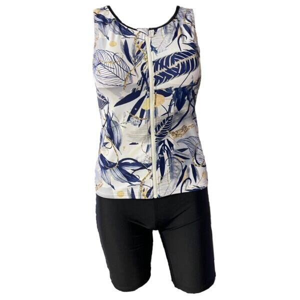 WN-565608 npフィットネス水着 スナップ付きセパレート 総裏地 女性用 サイズ/7号〜15号