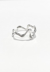 wave ring (Justine Kurihara collaboration) silver925