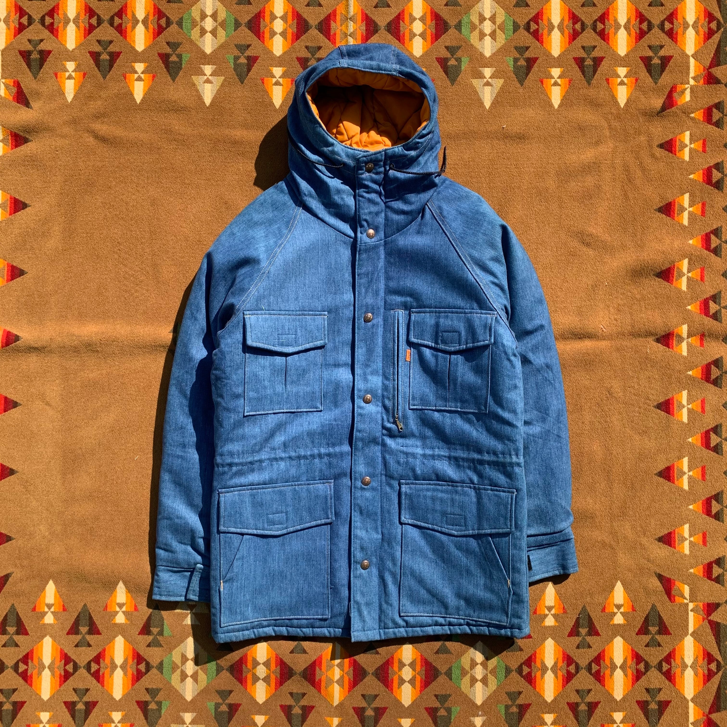1970's Levi's Denim Mountain Parka | Rei-mart
