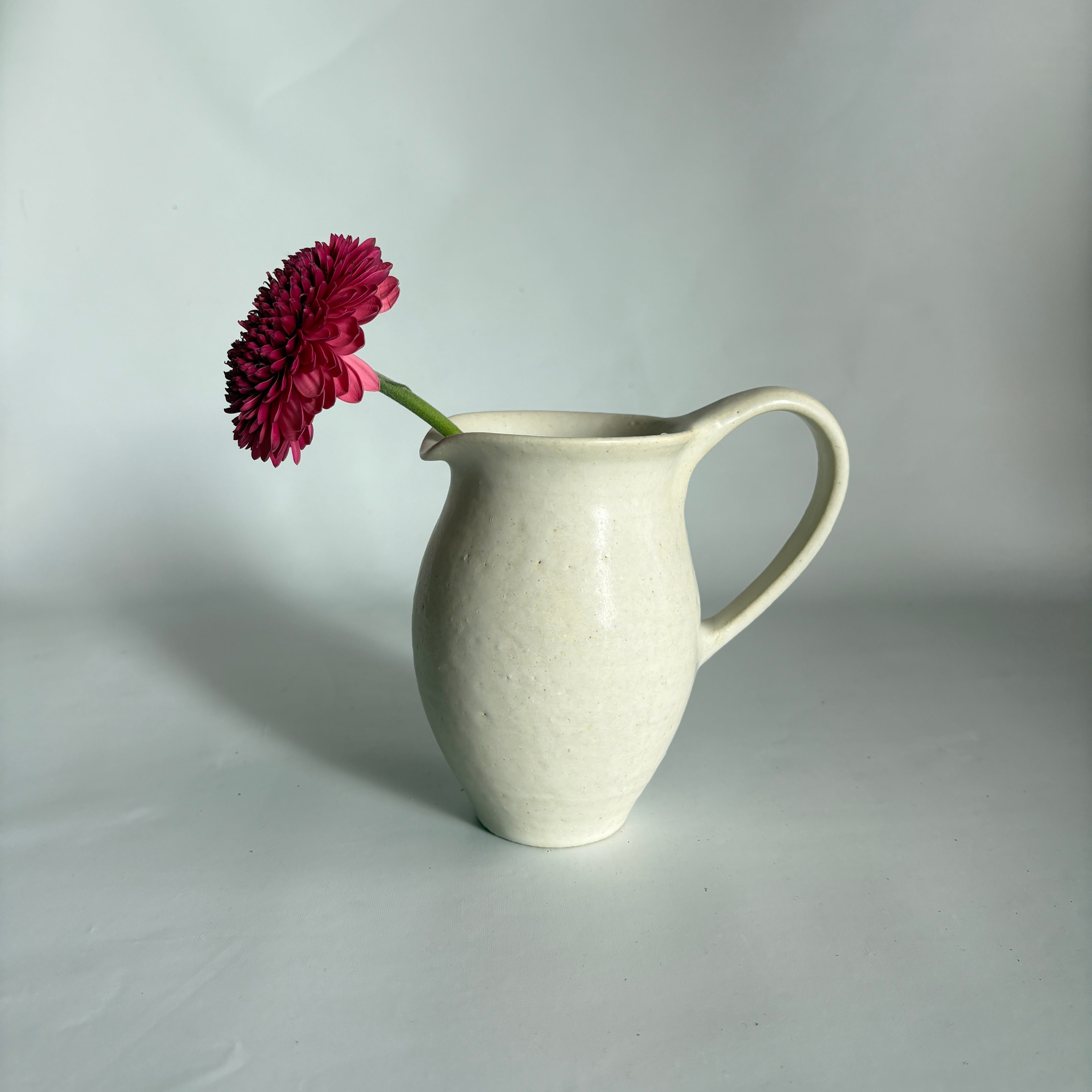 y－23 石原ゆきえ ピッチャー 白 | 月森 utsuwa&gallery tsukimori