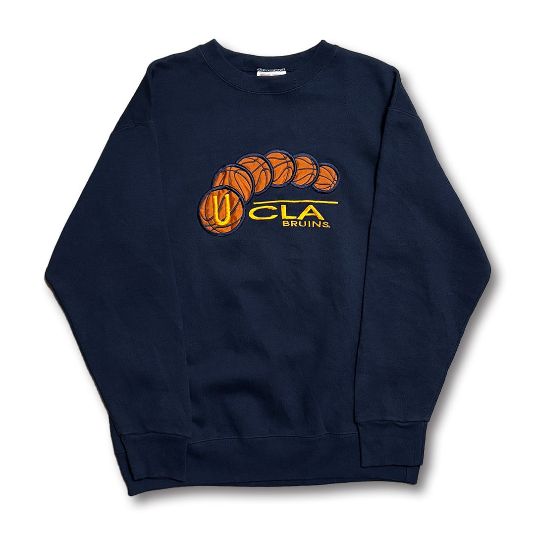 UCLA Basketball Patch Sweatshirt. CRABLE SPORTSWEAR