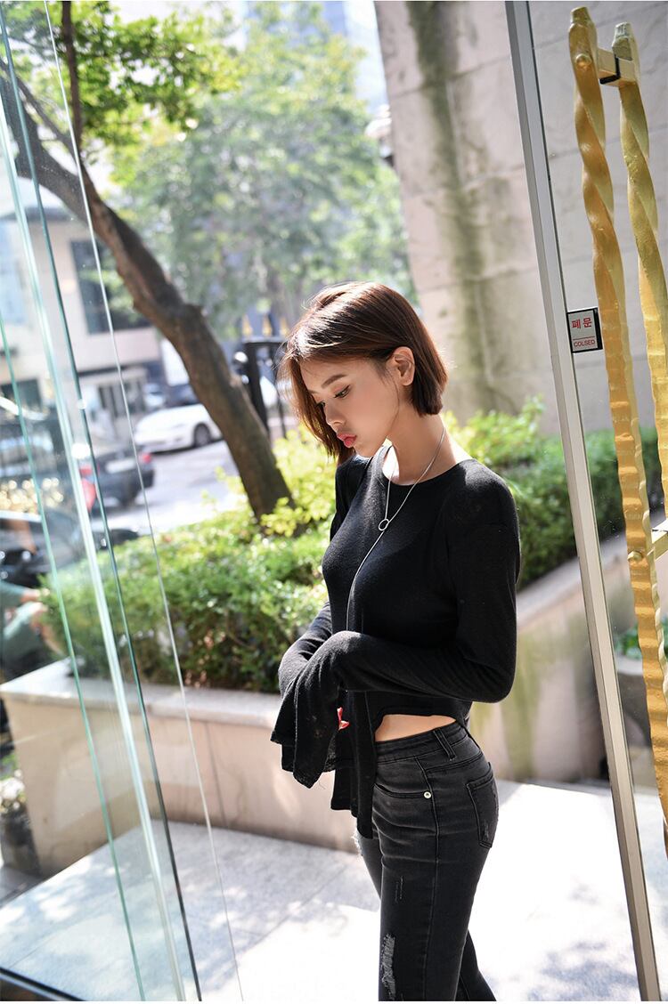 大人 セクシー ロングtシャツ レディース カットソー オフショルダー トップス カットショルダー ミディアム丈 長袖 ブラック ホワイト ピンク ラウンドネック 袖コンシャス スリム 変形 個性的 無地 スタイルアップ 透け感 Cute カジュアル ゆるカジ アクティブ おしゃれ