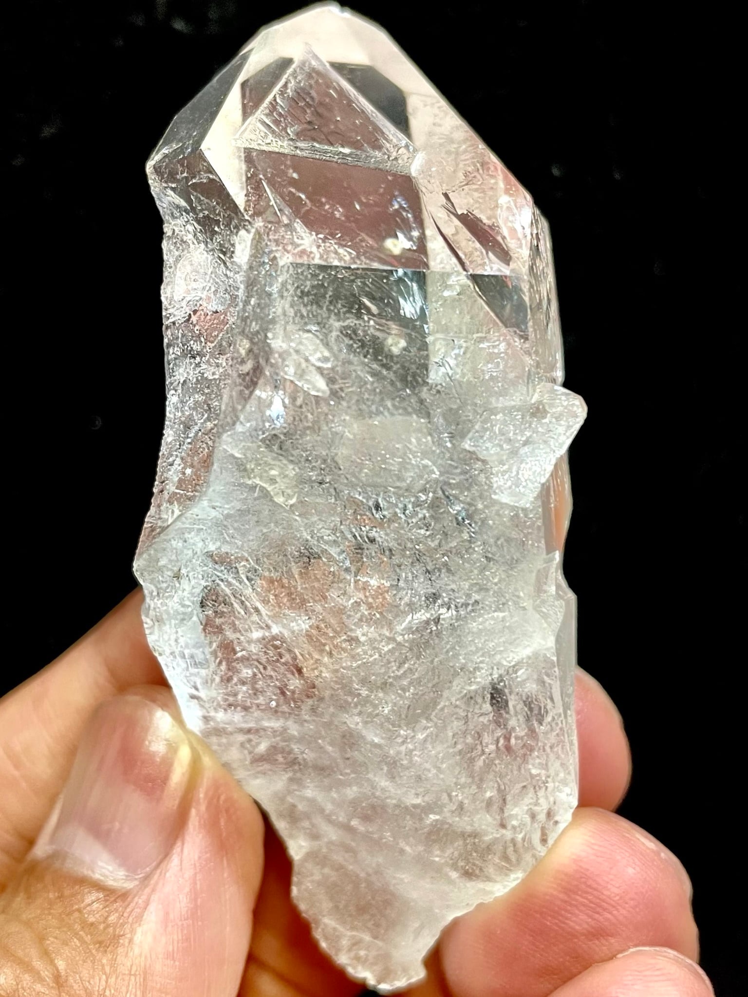 トライゴーニック✨虹入り　カクタスアメジスト　サボテン水晶　ラフストーン　原石 トライゴーニック 虹入り カクタスアメジスト サボテン水晶 ラフ