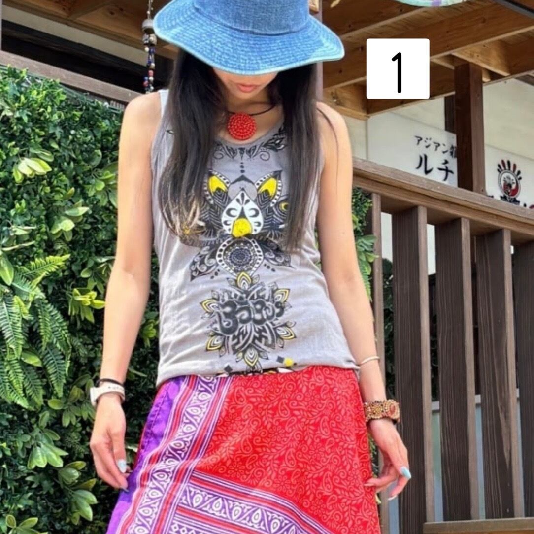 エスニックタンクトップ | アジアン雑貨ルチュ