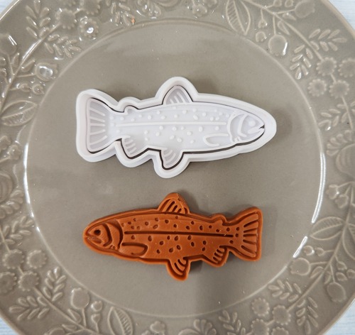 クッキー型 ニジマス レインボートラウト