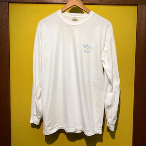 Script Long sleeve T-shirt / White