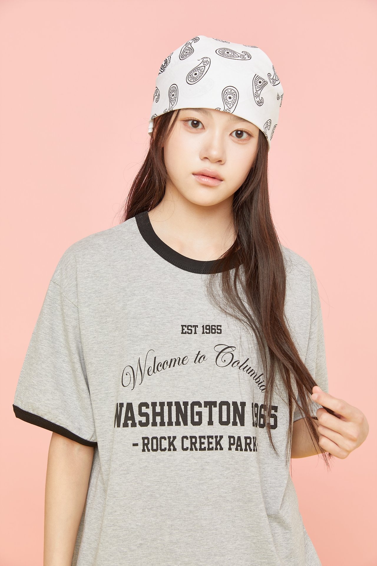 [SEVENTEEN] Washington Ringer Tee Shirt / [세븐틴] 워싱턴링거티셔츠
