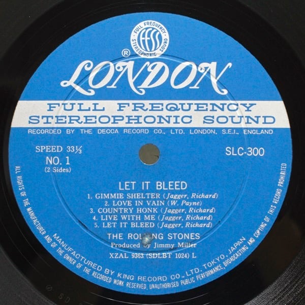 The Rolling Stones / Let It Bleed [SLC 300, SLC-300] - 画像4