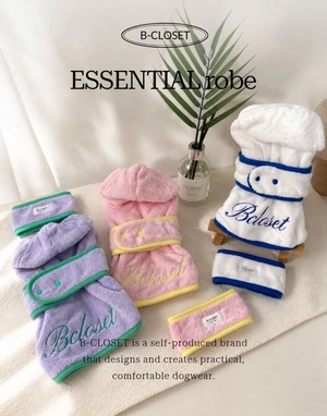 Dog/予約【B-CLOSET】Essential Robe (3color)