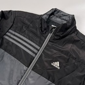 adidas GOLF アディダス ゴルフ 中綿 ジャケット ウインドブレーカー サイズ M /グレー×ブラック/メンズ/スポーツ