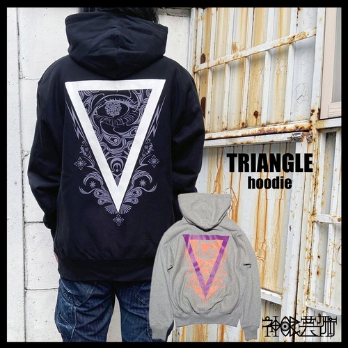 神眼芸術『Triangle』プルオーバー パーカー