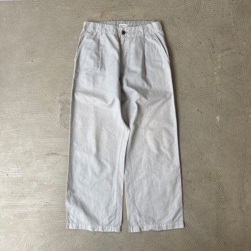 Plantation / Linen mixed cotton wide pants