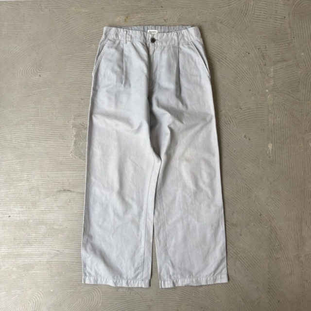 Plantation / Linen mixed cotton wide pants