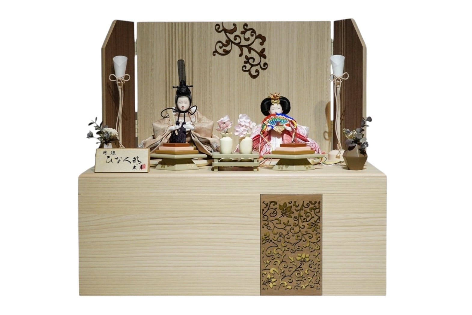 久月〉衣装着親王ケース飾り〔015〕 | NAGANOYA ONLINESHOP