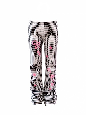 【Vestige】Printed Stripe Pants