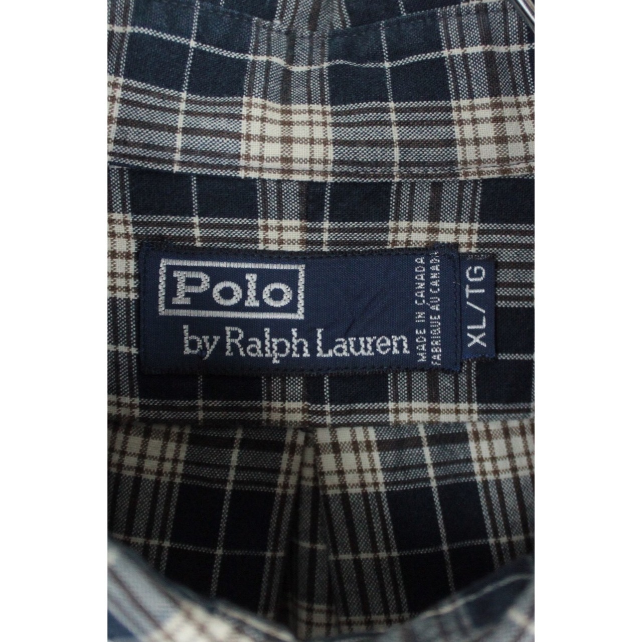 Polo By Ralph Lauren S/S BDチェックシャツ Made in CANADA【FF-2008 