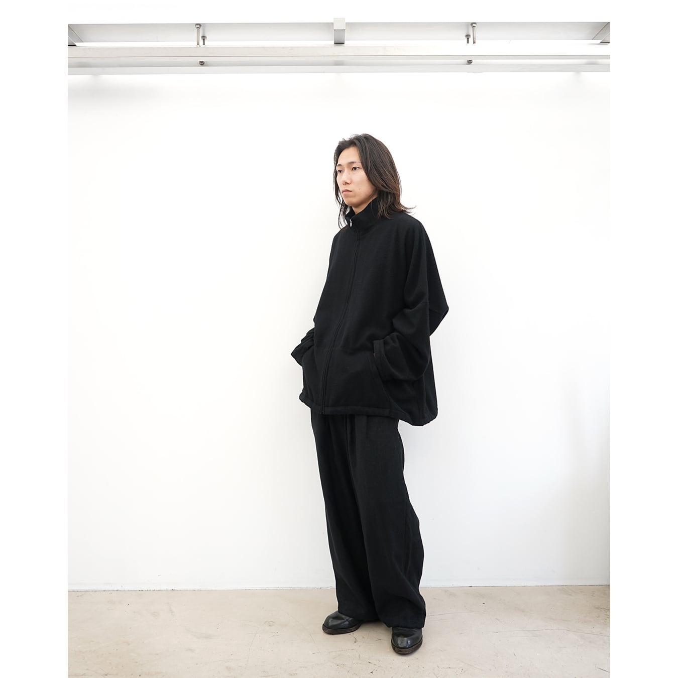 Blanc YM] (ブランワイエム) BL-25A-CZJ CASHMERE ZIP JACKET | Clique