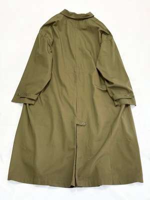 HARVESTY・コーマバーバリー　オーバーコート・カーキ