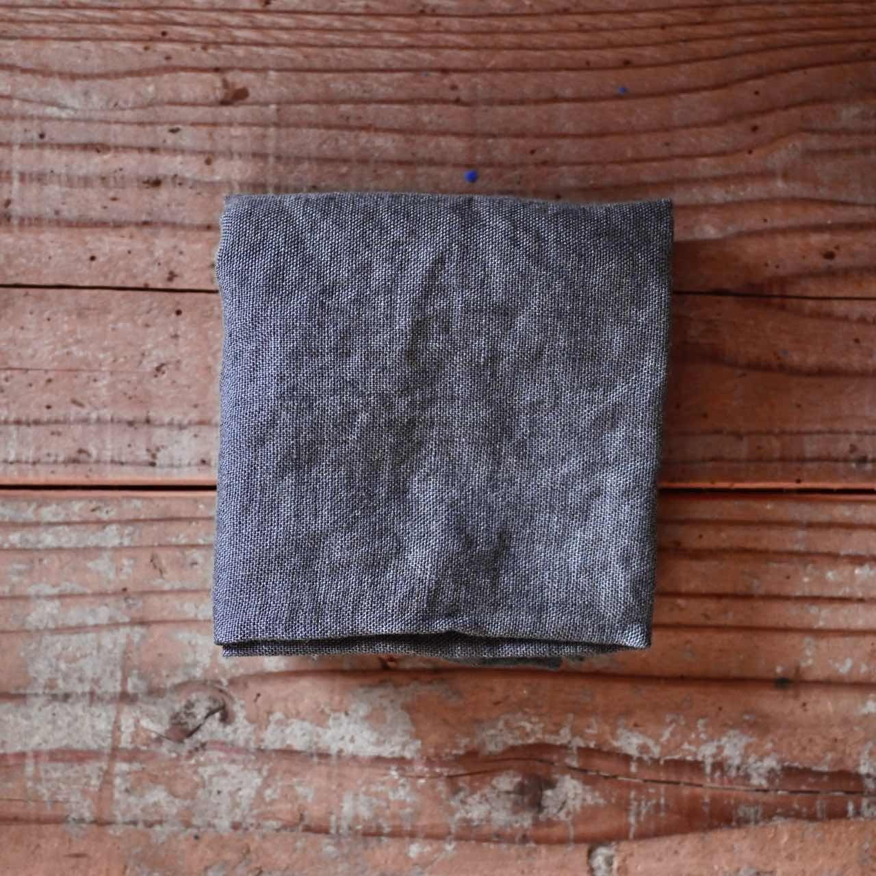 リトアニアリネンのハンカチ 無地 POIVRE グレー|Lino e Lina シンプル 雑貨屋